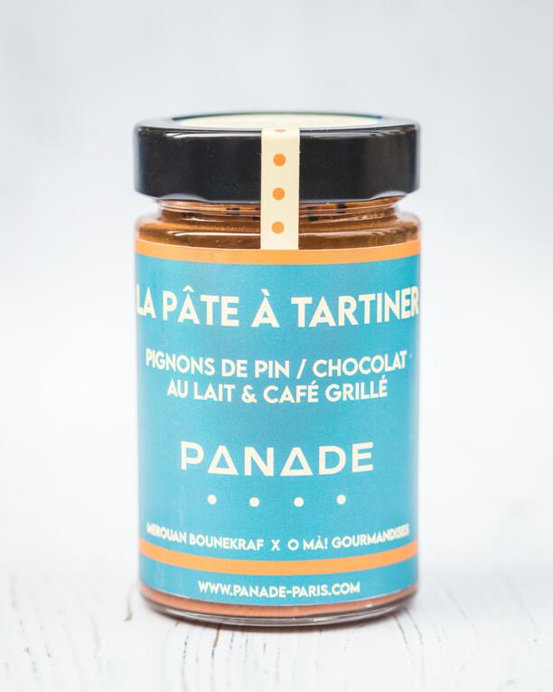 Pâte à tartiner pignons de pin chocolat café