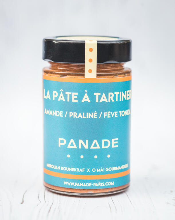 Pâte à tartiner amande praliné fève tonka
