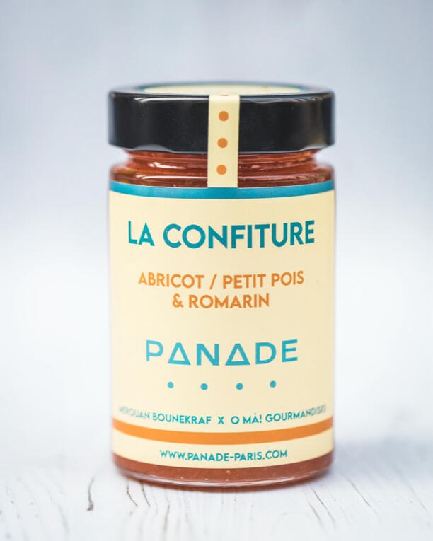 Confiture abricot petit pois et romarin