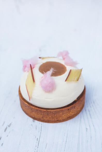 Gâteau à la rhubarbe