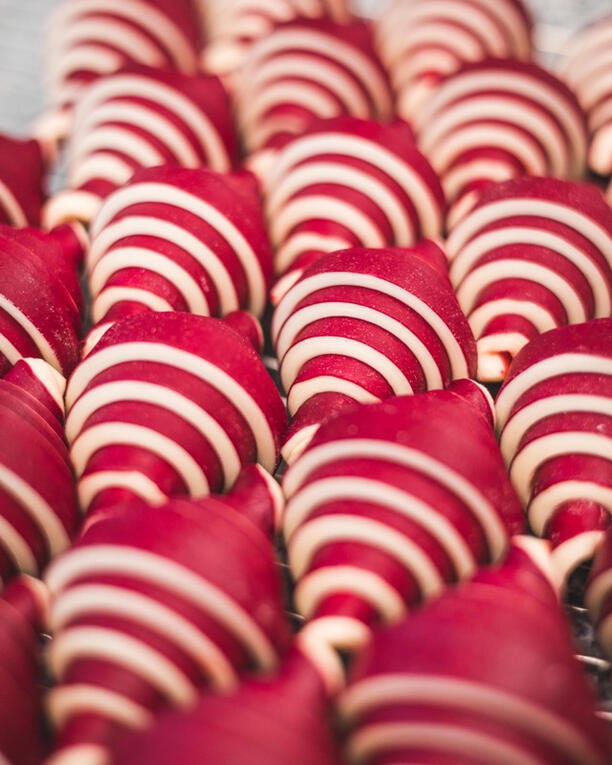 Croissant fourré framboise