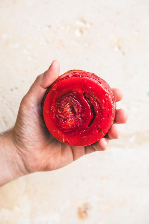 Kouign amann aux pralines roses