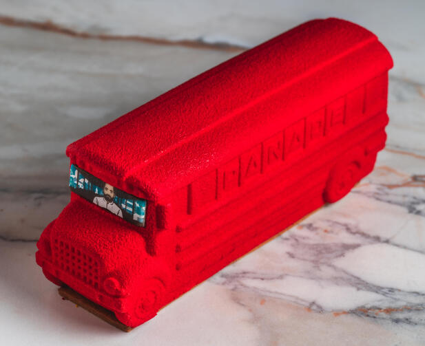 L'autobûche rouge